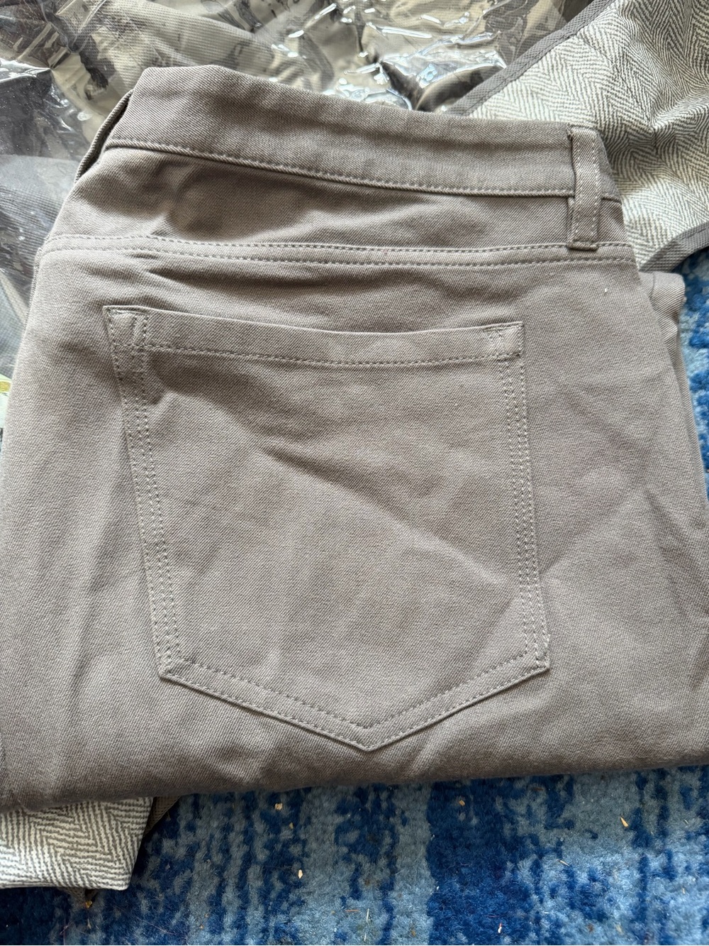 Banana Republic Sloan Straight-Leg Pants - Grey